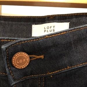 Loft Plus Size Straight Jeans